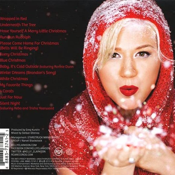 Kelly Clarkson CD Wrapped in Red - Picture 2 of 2